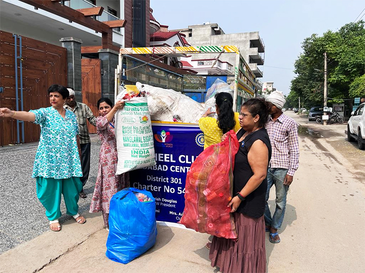 रोटरी इनर व्हील क्लब फरीदाबाद सेंट्रल ने शहर को प्रदूषण मुक्त बनाने का चलाया अभियान