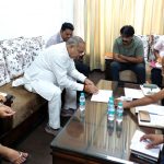 मिर्जापुर बूस्टर से सेक्टर 25 बूस्टर तक बिछेगी पीने के पानी की अलग लाइन: कैबिनेट मंत्री मूलचंद शर्मा: