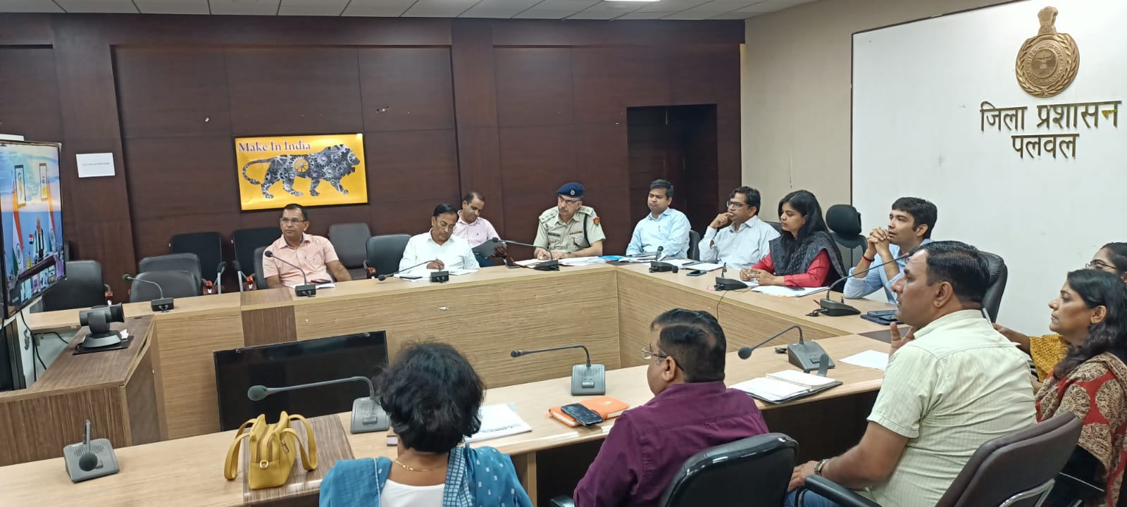 मुख्यमंत्री श्री मनोहर लाल ने डीसी और एसपी से किया हरियाणा उदय पर सीधा संवाद