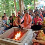 यज्ञ प्रक्रिया के साथ हुआ नवागंतुक छात्रों के शिक्षण सत्र का आगाज