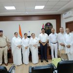 ओम शांति ब्रह्मकुमारी आश्रम संस्था से बहनों ने DCP राजेश दुग्गल को बांधी राखी ,DCP ने रक्षाबंधन पर्व की दी शुभकामनाएं