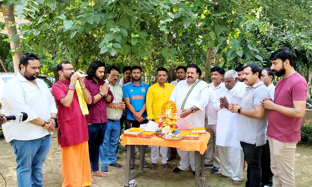 अखिल भारतीय ब्राह्मण सभा ने किया गणेश पूजन
