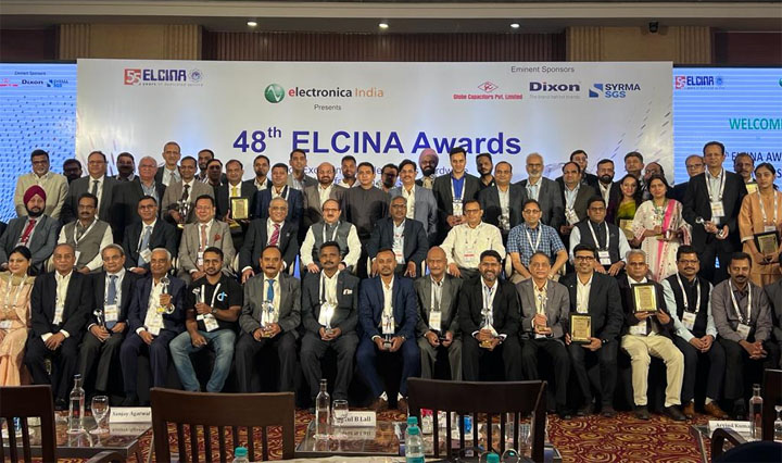 ELCINA Announces Winners of the 48th ELCINA Awards for Excellence in Electronics Hardware Manufacturing & Services 2022-23