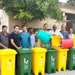 Faridabad के ब्लांक डी/2 Sec 10 में सूखा कचरा गीला कचरा  को अलग अलग करने की पहली शुरुआत