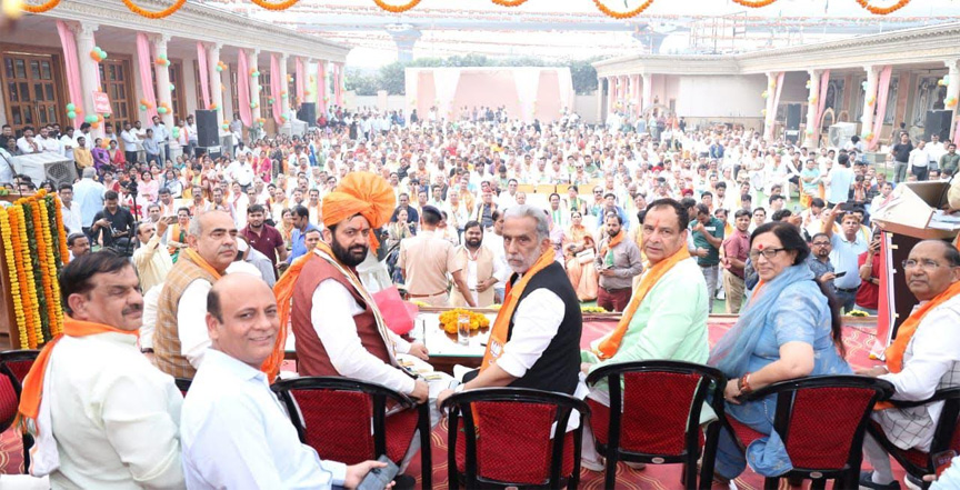 गरीब और पिछड़ा वर्ग को समर्पित है केंद्र की मोदी तथा प्रदेश की मनोहर सरकार: कृष्ण पाल गुर्जर