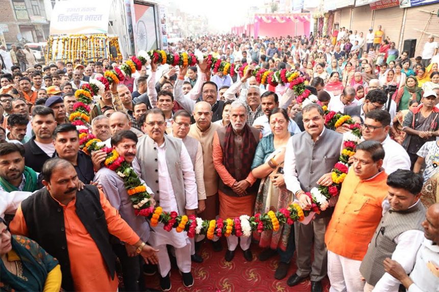 मोदी की गारंटी वाली गाड़ी आमजन को सरकारी योजनाओं का लाभ दिलाना सुनिश्चित करेगी: कृष्ण पाल गुर्जर