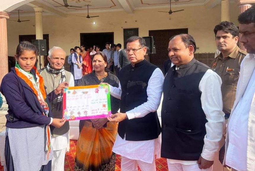 मुख्यमंत्री मनोहर लाल के नेतृत्व में प्रदेश सरकार कर ही हरियाणा में चहुंमुखी विकास: विधायक राजेश नागर