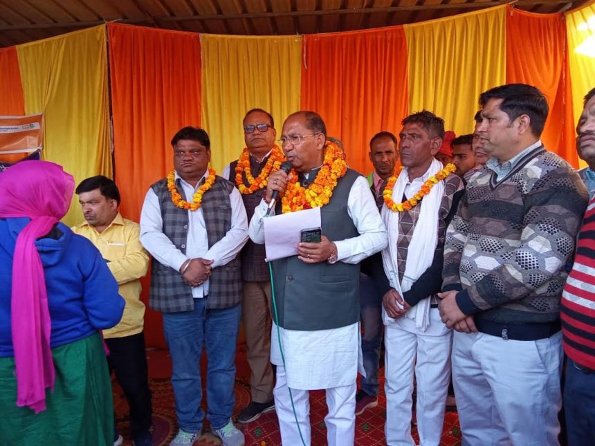 समाज के हर वर्ग को मिल रहा सरकारी योजनाओं का लाभ : विधायक नरेंद्र गुप्ता