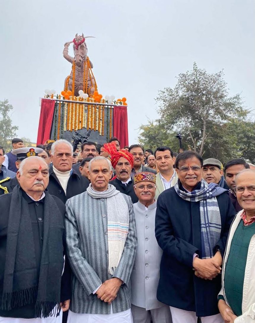 स्वतंत्रता संग्राम में बलिदान देने वाले अग्रिम स्वतंत्रता सेनानी थे राजा नाहर सिंह: धनखड़