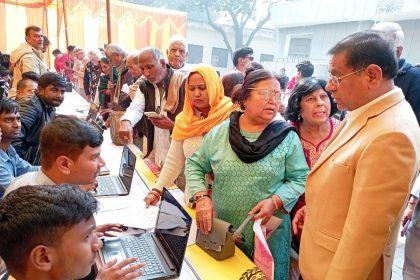 विकसित भारत संकल्प यात्रा के माध्यम से गरीब एवं जरूरतमंद लोगों के जीवन स्तर बेहतर करने की गारंटी : विधायक राजेश नागर