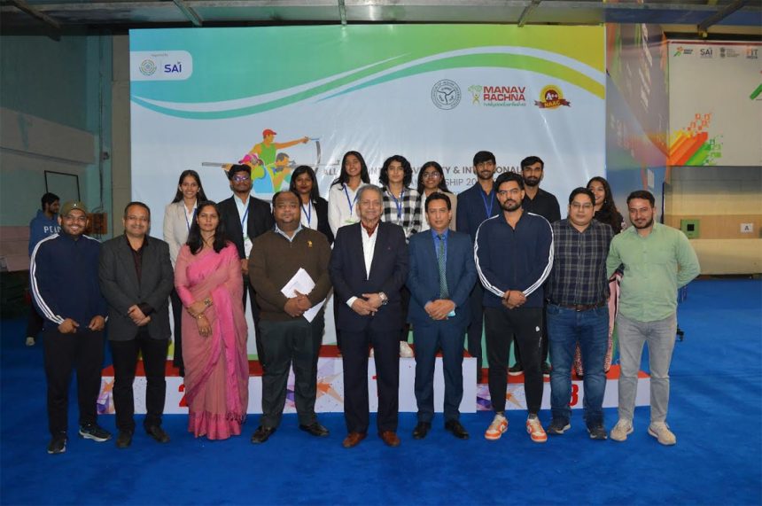 ऑल इंडिया इंटर यूनिवर्सिटी शूटिंग चैंपियनशिप में मानव रचना के निशानेबाजों का रहा जलवा