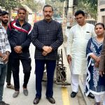 ब्लांक मे सुरक्षा के लिए रेडियम युक्त पीली पट्टी का निर्माण