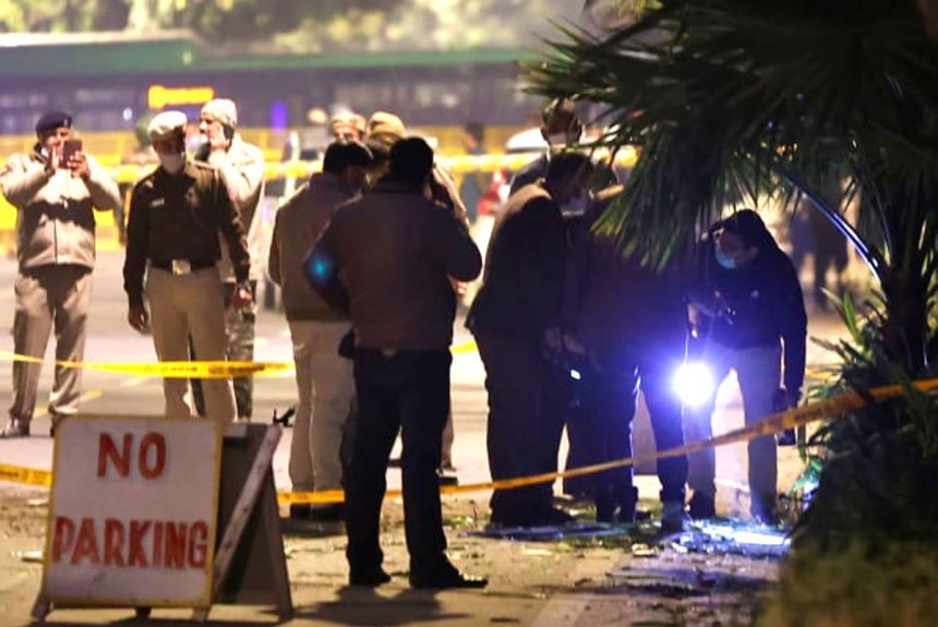 नई दिल्ली में इजराइल की एम्बेसी के पास धमाका, मौके से लेटर मिलने का दावा