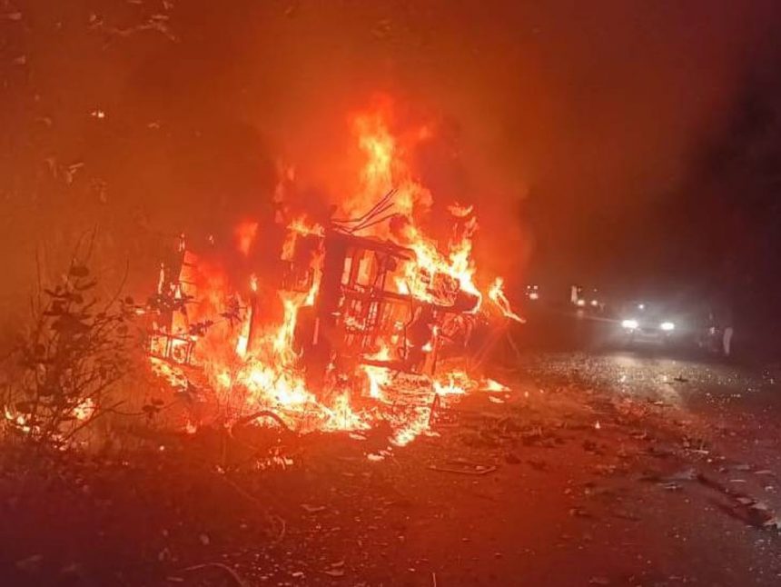 मध्यप्रदेश में बस में आग, 13 लोग जिंदा जले, PM मोदी ने दुख जताया