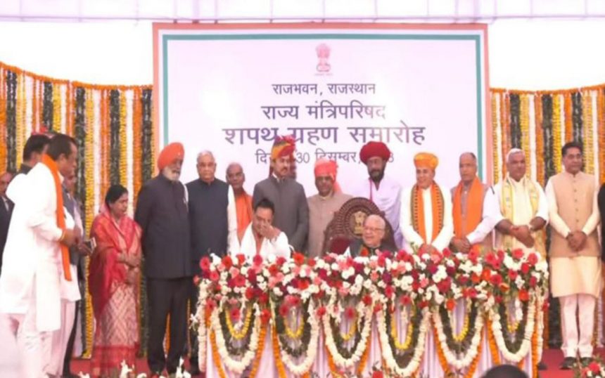 राजस्थान में 22 मंत्री बने, इनमें 17 पहली बार, एक सीट पर वोटिंग बाकी, उसका प्रत्याशी भी मंत्री बना