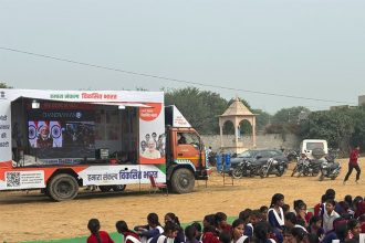 गांव जनौली के डागर पाल भवन पहुंची विकसित भारत संकल्प यात्रा