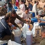 आबकारी अधिनियम के तहत थाना चांदहट मे पकड़ी गई लाखों रुपए की कीमत की शराब को किया नष्ट