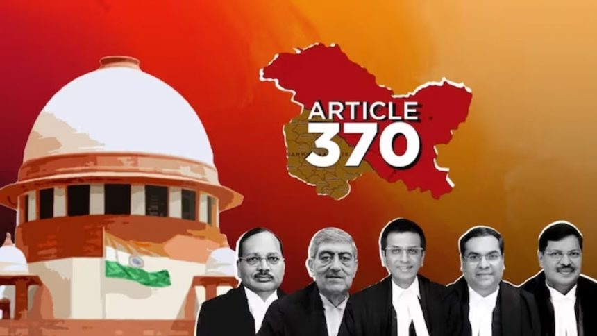 जम्मू-कश्मीर से 370 हटाने का फैसला बरकरार, सुप्रीम कोर्ट ने कहा- आर्टिकल 370 अस्थायी था