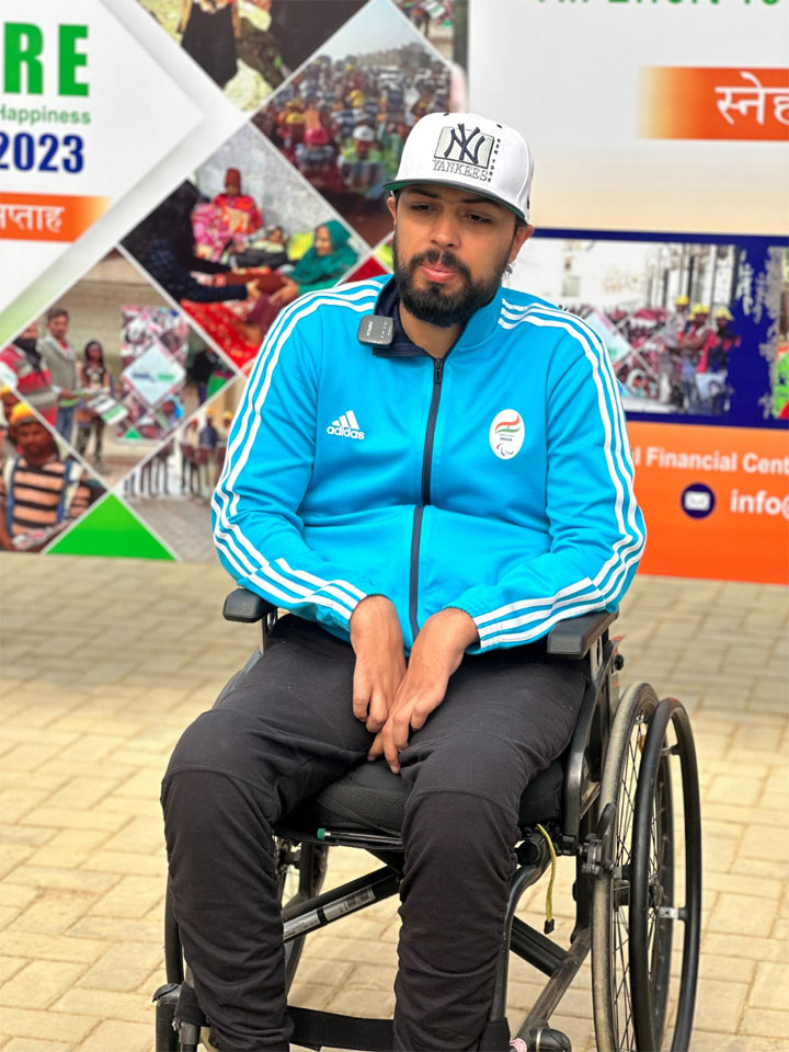 फरीदाबाद के प्रणव को स्पाइनल कॉर्ड में चोट लगी, लेकिन हौसला गिरने नहीं दिया और एशियन पैरा गेम्स 2023 में गोल्ड मेडल जीता