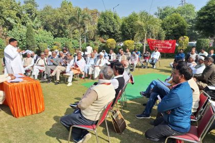 सर्व कर्मचारी संघ हरियाणा के तत्वावधान में दूसरे दिन भी कर्मचारी एसेंबली का आयोजन किया गया