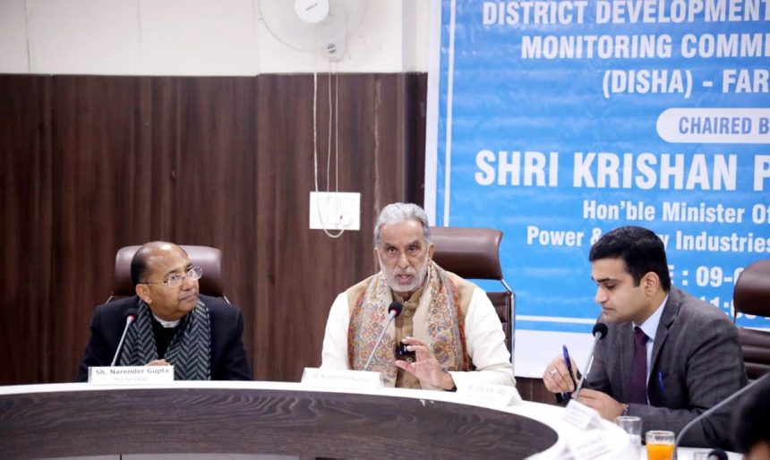 Remove illegal encroachment from HSVP green belt in canal crossing area and create dense forest: Krishnapal Gurjar
