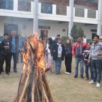 लिंग्याज विद्यापीठ में हर्षोल्लास और परंपरा के साथ मनाया गया लोहड़ी का पर्व