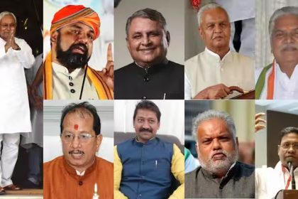 नीतीश कुमार 9वीं बार बिहार के मुख्यमंत्री बने, 2 डिप्टी सीएम सहित 8 मंत्रियों ने ली शपथ