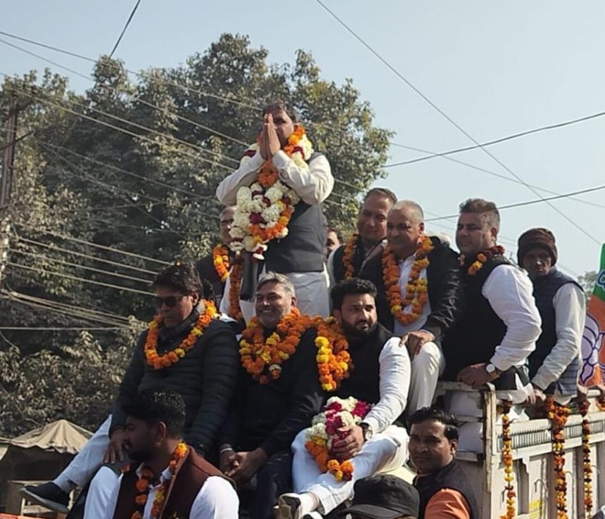 पलवल भाजपा ने जिलाध्यक्ष की जिम्मेदारी चौधरी चरण सिंह तेवतिया को पुनः सौंपी