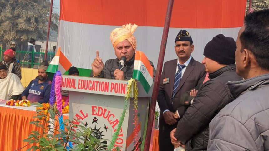 सैक्टर-48 के तिरंगा पार्क में धूमधाम से मनाया गया गणतंत्र दिवस समारोह