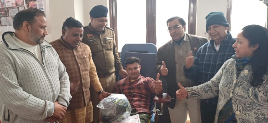 स्व कृष्ण कुमार भूटानी की प्रथम पुण्य तिथि पर नेत्र जांच एवं रक्तदान शिविर आयोजित