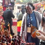 Uganda's Leviticus Wasawa is luring tourists by wearing a gorilla mask