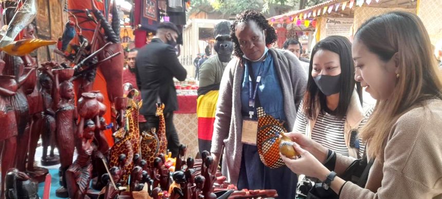 Uganda's Leviticus Wasawa is luring tourists by wearing a gorilla mask