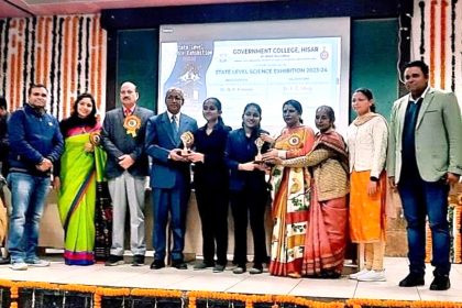 In the year 2024, the Nehru State College of Faridabad won the second prize in the zoology section of the state-level science exhibition.