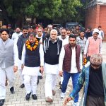 गांव अमीपुर की सरदारी ने विधायक राजेश नागर को किया सम्मानित