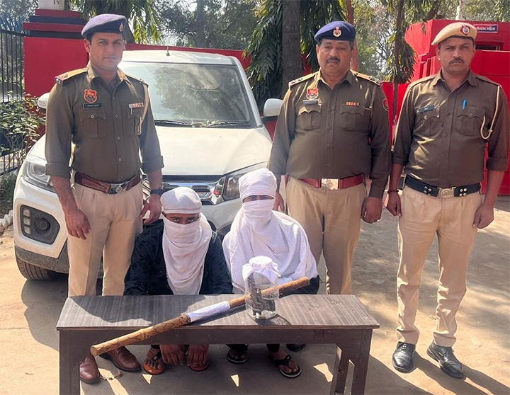 गदपुरी थाना पुलिस ने जानलेवा हमला मामले में दो आरोपियों पर कसा शिकंजा