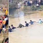 यूपी के कासगंज में ट्रैक्टर-ट्रॉली तालाब में पलटी, 54 डूबे, अब तक 24 की मौत