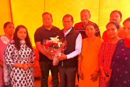 MLA Rajesh Nagar welcomed in Adele Devine Court