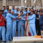 Rathore XI won the cricket trophy