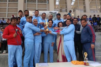 Rathore XI won the cricket trophy