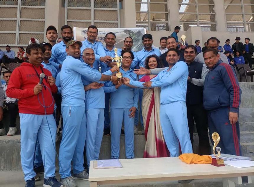 Rathore XI won the cricket trophy