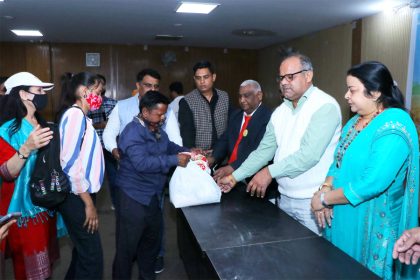 आर्थिक रूप से कमजोर तपेदिक के मरीजो को किया गया विशेष पोषाहार वितरण