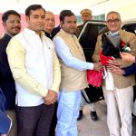 पंजाब एवं हरियाणा हाईकोर्ट के माननीय न्यायमूर्ति का ज़िला बार एसोसिएशन के वकीलों ने किया स्वागत