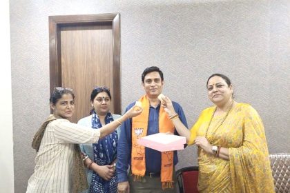 Vimal Khandelwal became the district coordinator of the business cell of Bharatiya Janata Party Faridabad.
