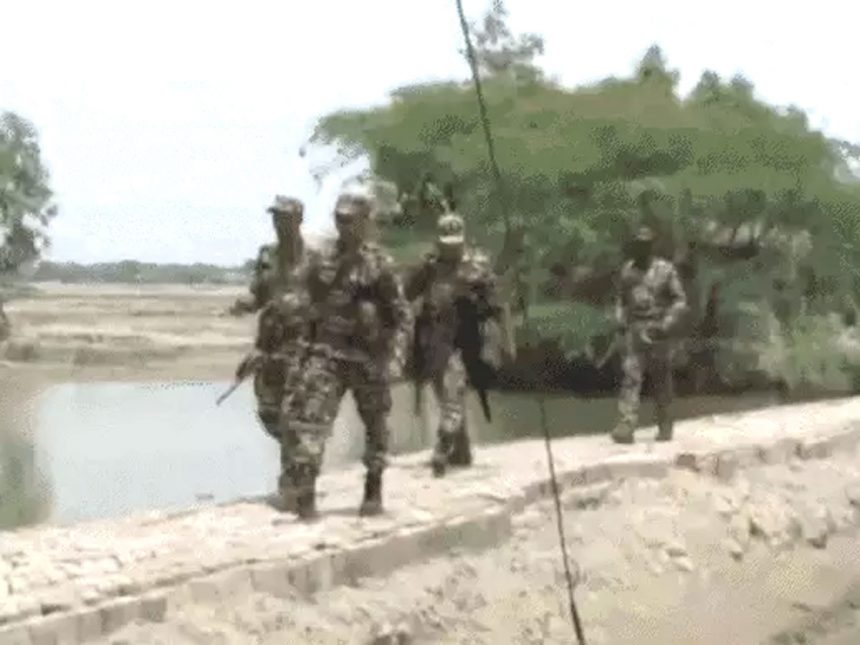 CBI searched with NSG commandos in Sandeshkhali.
