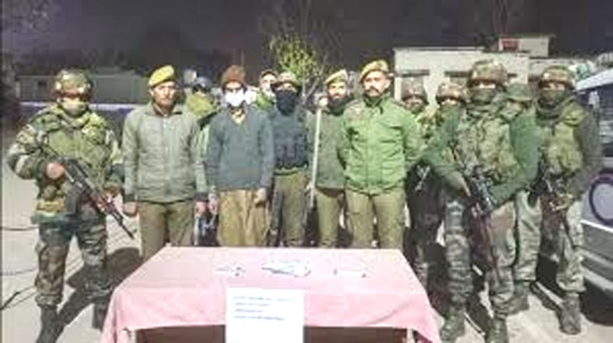 Helper of terrorists arrested in Poonch, Jammu and Kashmir