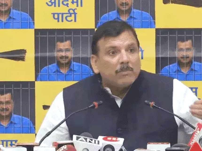 Liquor scam has been done by BJP: Sanjay Singh said