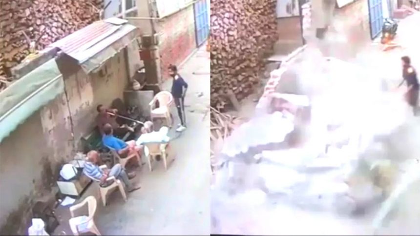 The wall of the cremation ground collapsed, 5 including 2 girls died, jam was created