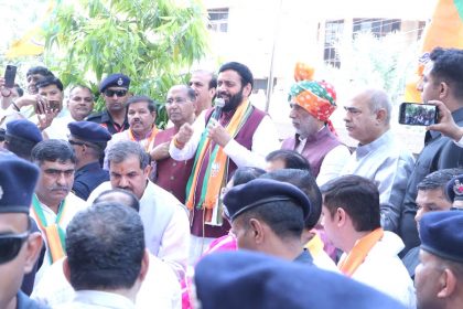 Naib Singh Saini reached Faridabad for the first time after becoming Chief Minister