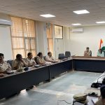 लोकसभा चुनाव मध्य नजर शराब तस्करी पर रोक हेतु आबकारी विभाग के अधिकारियों साथ पुलिस ने की संयुक्त बैठक