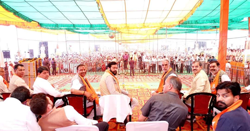 पलवल की जनता ने लगाई मोदी की गारंटी पर मोहर : नायब सैनी